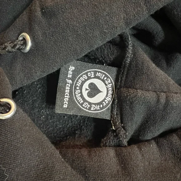 Thrasher Skateboarder Magazine official blk hoodie size M 38-40 - Picture 3 of 7